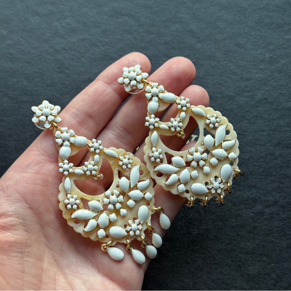 J. Crew Jewelry - J. Crew tortoise statement earrings